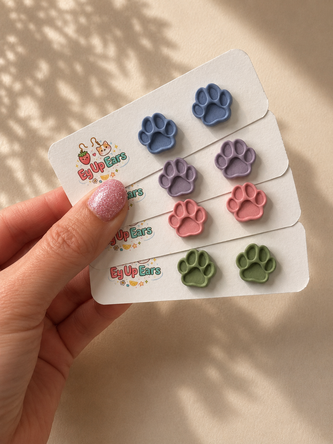 Animal Paw Earrings