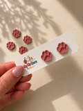 Paw Print Stud Earrings